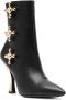 Moschino 100mm faucet-detail leather boots Black - Thumbnail 2
