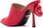 Moschino 100mm heart-detail leather mules Red - Thumbnail 3