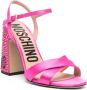 Moschino 105mm crystal-embellished sandals Pink - Thumbnail 2