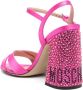 Moschino 105mm crystal-embellished sandals Pink - Thumbnail 3