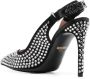 Moschino 110mm crystal-embellished leather pumps Black - Thumbnail 3