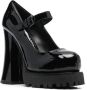 Moschino 125mm chunky leather pumps Black - Thumbnail 2