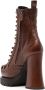 Moschino 125mm lace-up ankle boots Brown - Thumbnail 3