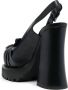 Moschino 125mm leather slingback pumps Black - Thumbnail 3