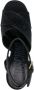 Moschino 140mm logo-jacquard sandals Black - Thumbnail 4