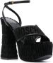 Moschino 150mm block heel sandals Black - Thumbnail 2