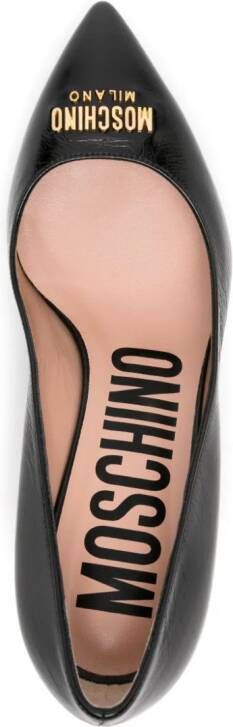 Moschino 60mm leather pumps Black
