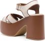 Moschino 70mm leather sandals Neutrals - Thumbnail 3
