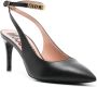 Moschino 80mm leather pumps Black - Thumbnail 2