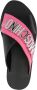 Moschino 80mm logo-lettering wedge sandals Pink - Thumbnail 4