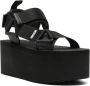 Moschino 80mm platform sandals Black - Thumbnail 2