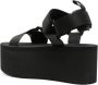 Moschino 80mm platform sandals Black - Thumbnail 3