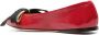 Moschino bow-detail patent ballerina shoes Red - Thumbnail 3