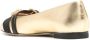 Moschino buckle-detail ballerina shoes Gold - Thumbnail 3
