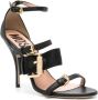 Moschino buckle-strap leather sandals Black - Thumbnail 2