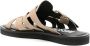 Moschino buckled suede slides Brown - Thumbnail 3