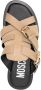 Moschino buckled suede slides Brown - Thumbnail 4