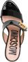 Moschino chain-detail patent leather mules Black - Thumbnail 4