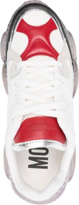 Moschino chunky lace-up sneakers White