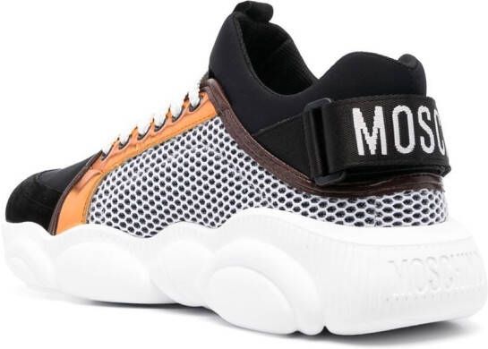 Moschino chunky lace-up sneakers Black
