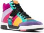 Moschino colour-block high-top sneakers Pink - Thumbnail 2