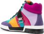 Moschino colour-block high-top sneakers Pink - Thumbnail 3