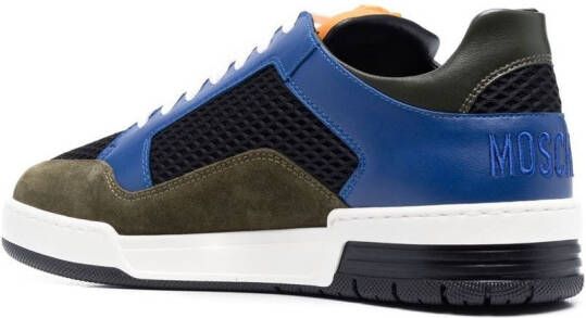 Moschino colour-block low-top sneakers Blue