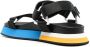 Moschino colour-block touch-strap sandals Black - Thumbnail 3