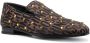 Moschino crystal-embellished jacquard loafers Brown - Thumbnail 2