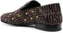 Moschino crystal-embellished jacquard loafers Brown - Thumbnail 3