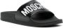Moschino debossed-logo slides Black - Thumbnail 2
