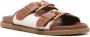 Moschino double-buckle panelled sandals Neutrals - Thumbnail 2