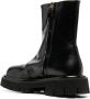 Moschino embossed-logo zipped leather boots Black - Thumbnail 3