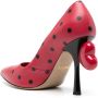 Moschino heart-appliqué polka dot pumps Red - Thumbnail 3