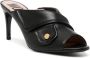 Moschino heeled leather mules Black - Thumbnail 2