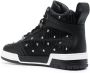 Moschino jacquard crystal-embellished sneakers Black - Thumbnail 3