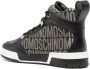 Moschino jacquard-logo high-top sneakers Black - Thumbnail 3
