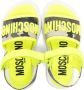 Moschino Kids camouflage-print leather sandals Yellow - Thumbnail 3