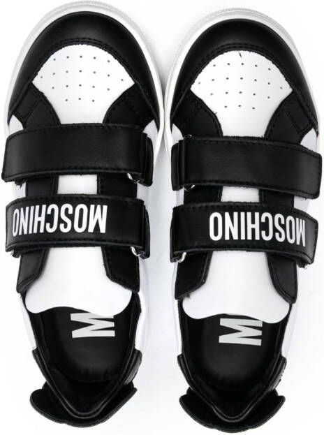 Moschino Kids colour-block low-top sneakers Black