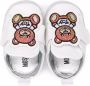 Moschino Kids crystal-Teddy sneakers White - Thumbnail 3