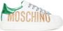 Moschino Kids glittered logo-print sneakers White - Thumbnail 2