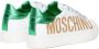 Moschino Kids glittered logo-print sneakers White - Thumbnail 3