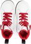 Moschino Kids heart logo-patch hi-top sneakers White - Thumbnail 2