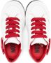 Moschino Kids heart-patch leather sneakers White - Thumbnail 3