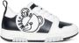 Moschino Kids logo-appliqué leather sneakers White - Thumbnail 2