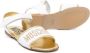Moschino Kids logo-embellished leather sandals White - Thumbnail 2