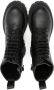 Moschino Kids logo-embroidered lace-up combat boots Black - Thumbnail 3