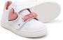 Moschino Kids logo-lettering leather sneakers White - Thumbnail 2