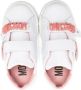 Moschino Kids logo-lettering leather sneakers White - Thumbnail 3