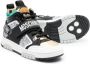 Moschino Kids logo-print glitter-detail sneakers Black - Thumbnail 2